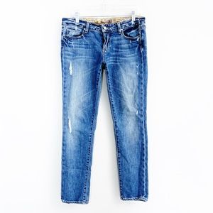PAIGE Skyline Skinny Distressed Denim Jeans